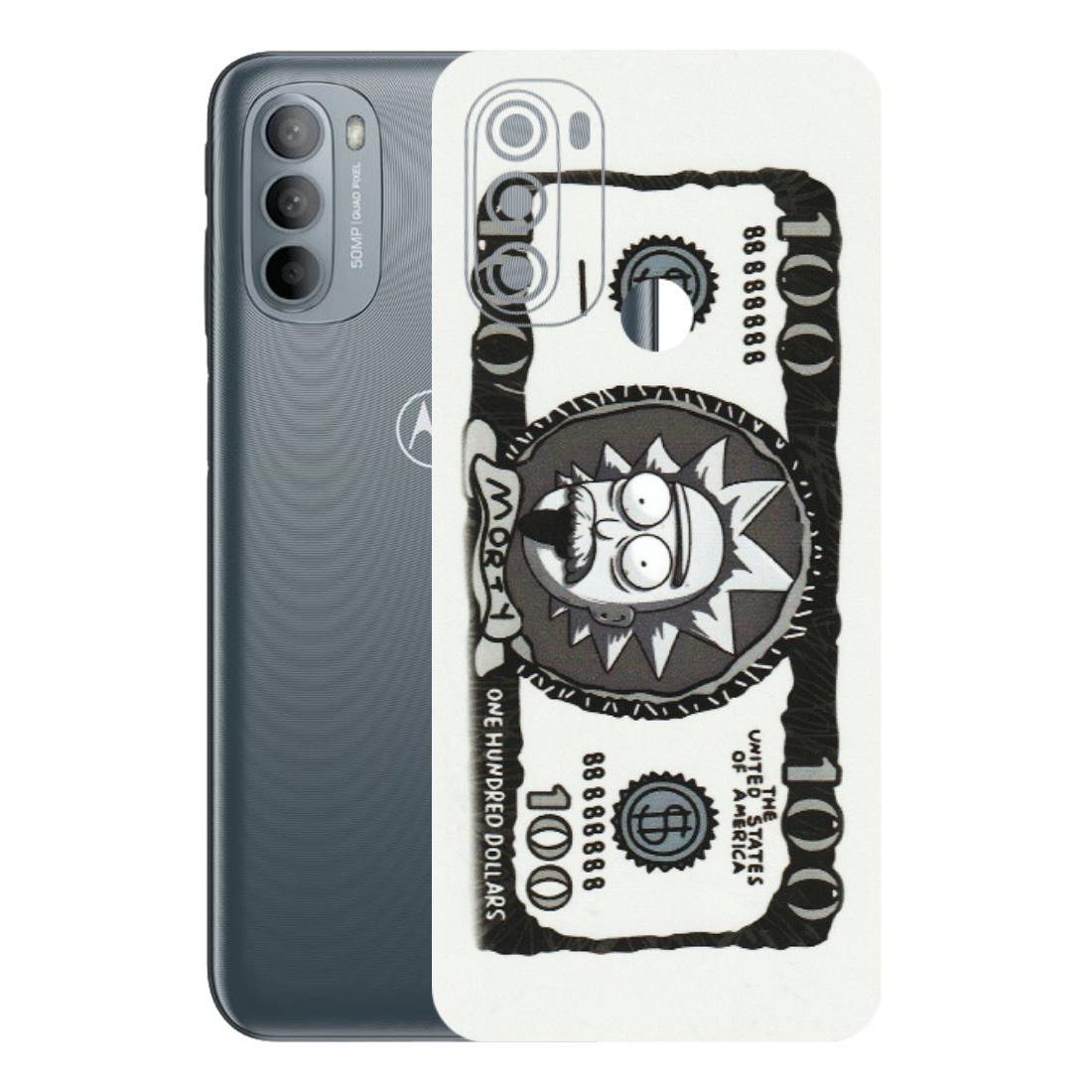 Motorola Phone Skins (All Models) - Rick And Morty Hundred Dollar Anime - Matte Finish (M-161) Motorola Moto G31