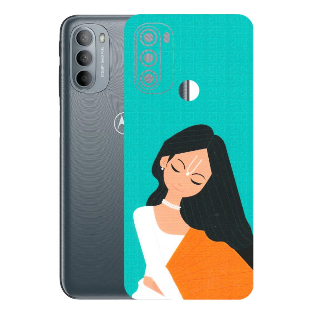Motorola Phone Skins (All Models) - Radhe Radhe With Hindu Symbol - Matte Finish (M-164) Motorola Moto G31