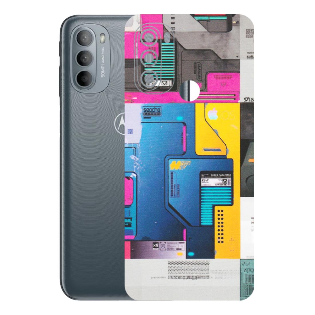 Motorola Phone Skins (All Models) - Colourfull Motherboard Internals - Matte Finish (M-55) Motorola Moto G31