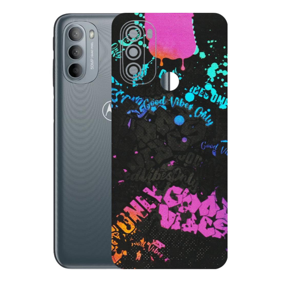 Motorola Phone Skins (All Models) - Majestic Black Vibes - Matte Finish (M-62) Motorola Moto G31