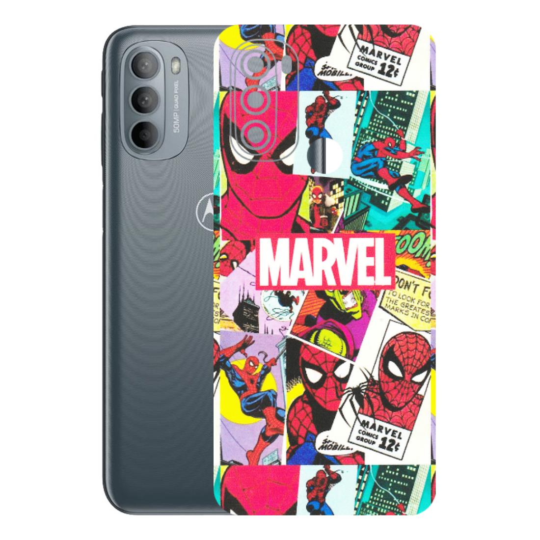 Motorola Phone Skins (All Models) - Marvel Comic Spiderman Grafitti - Matte Finish (M-72) Motorola Moto G31