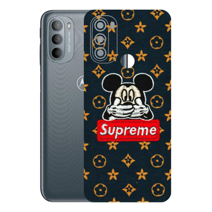 Motorola Phone Skins (All Models) - Mickey Supreme - Matte Finish (M-83) Motorola Moto G31