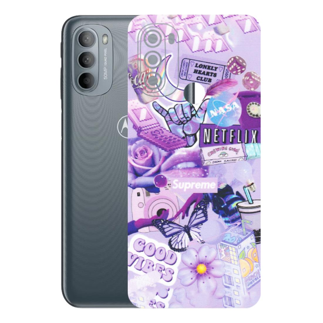Motorola Phone Skins (All Models) - Supreme Purple Magic - Matte Finish (M-88) Motorola Moto G31