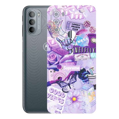 Motorola Phone Skins (All Models) - Supreme Purple Magic - Matte Finish (M-88) Motorola Moto G31