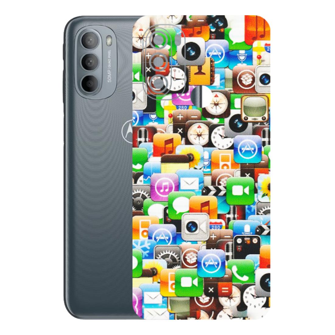 Motorola Phone Skins (All Models) - All Apple Icons - Matte Finish (M-93) Motorola Moto G31