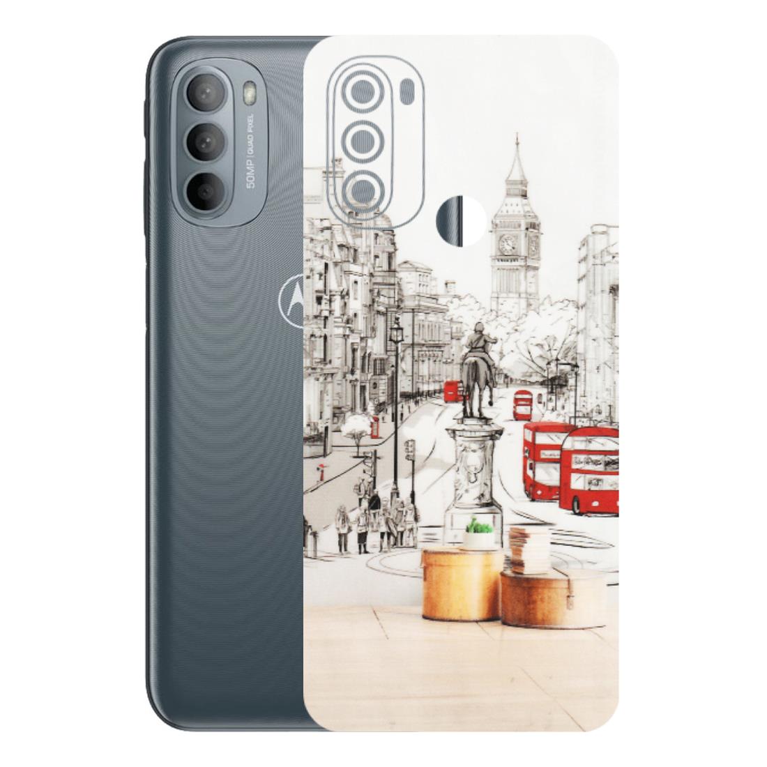 Motorola Phone Skins (All Models) - London Street - Transparent Finish (T-02) Motorola Moto G31