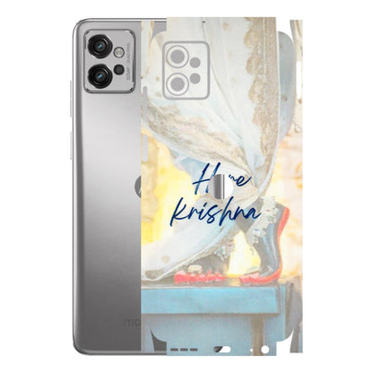 Motorola Phone Skins (All Models) - Hare Krishna - 3D Embossed Finish (L-03) Motorola Moto G32
