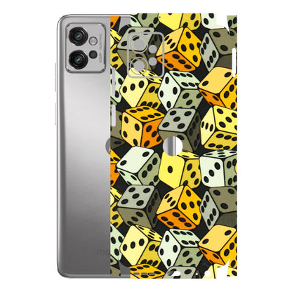 Motorola Phone Skins (All Models) - Dices Of Life - 3D Embossed Finish (L-04) Motorola Moto G32