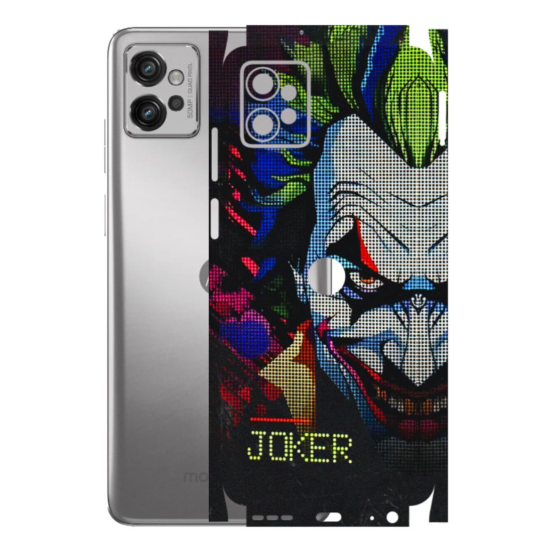 Motorola Phone Skins (All Models) - Joker Dot Matrix - 3D Embossed Finish (L-08) Motorola Moto G32