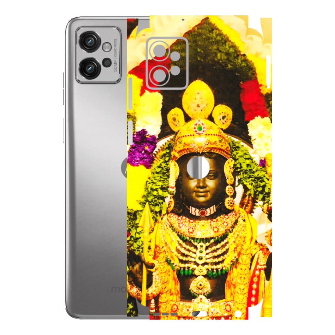 Motorola Phone Skins (All Models) - Ram Lalla Ayodhya - 3D Embossed Finish (L-103) Motorola Moto G32