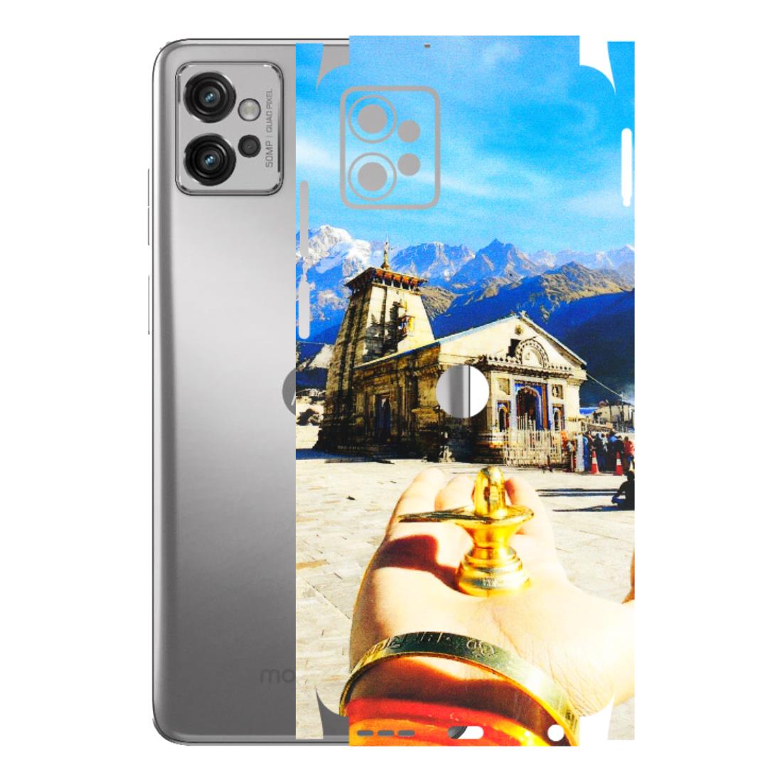 Motorola Phone Skins (All Models) - Beauty of Kedarnath - 3D Embossed Finish (L-108) Motorola Moto G32