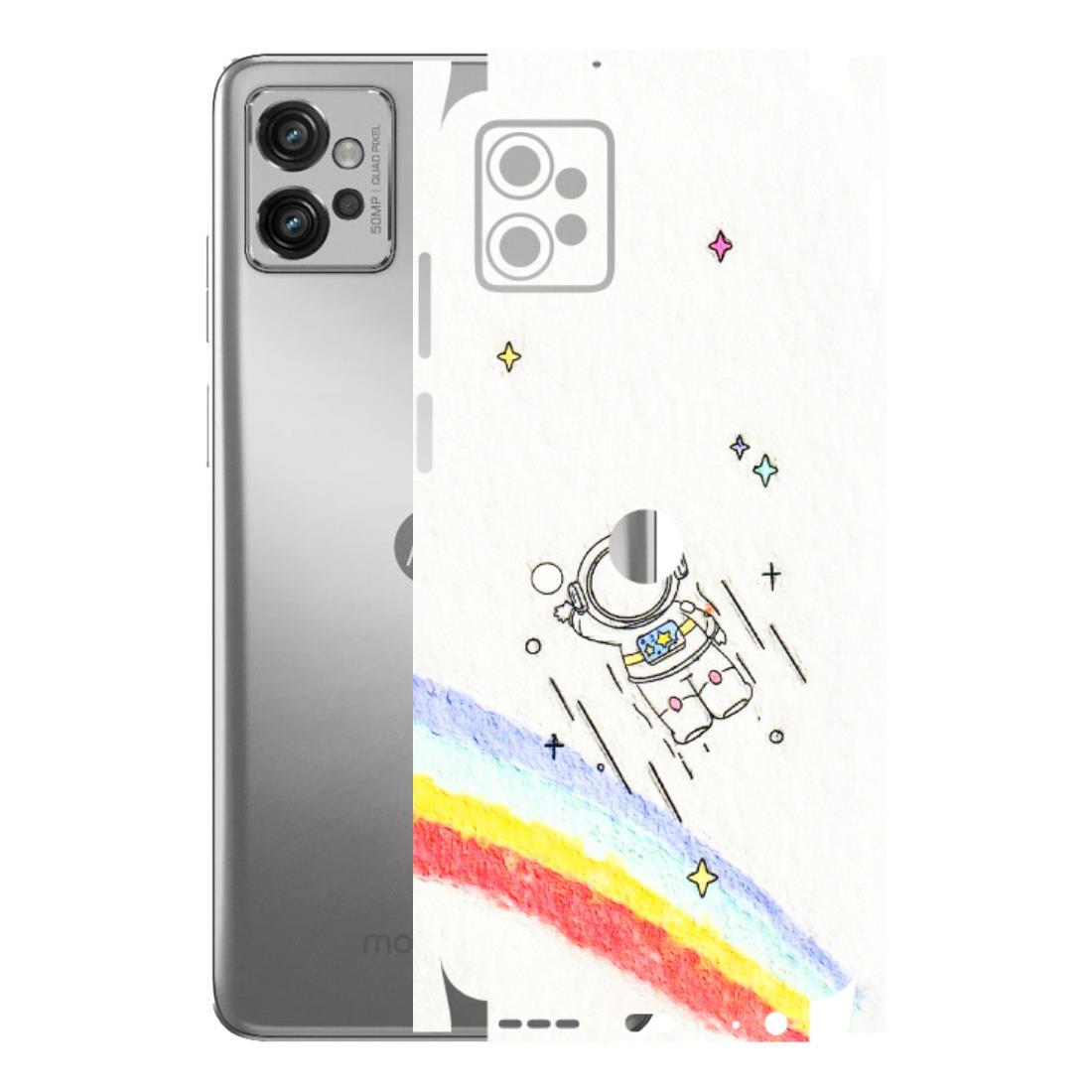 Motorola Phone Skins (All Models) - Milkyway Astronaut - 3D Embossed Finish (L-110) Motorola Moto G32