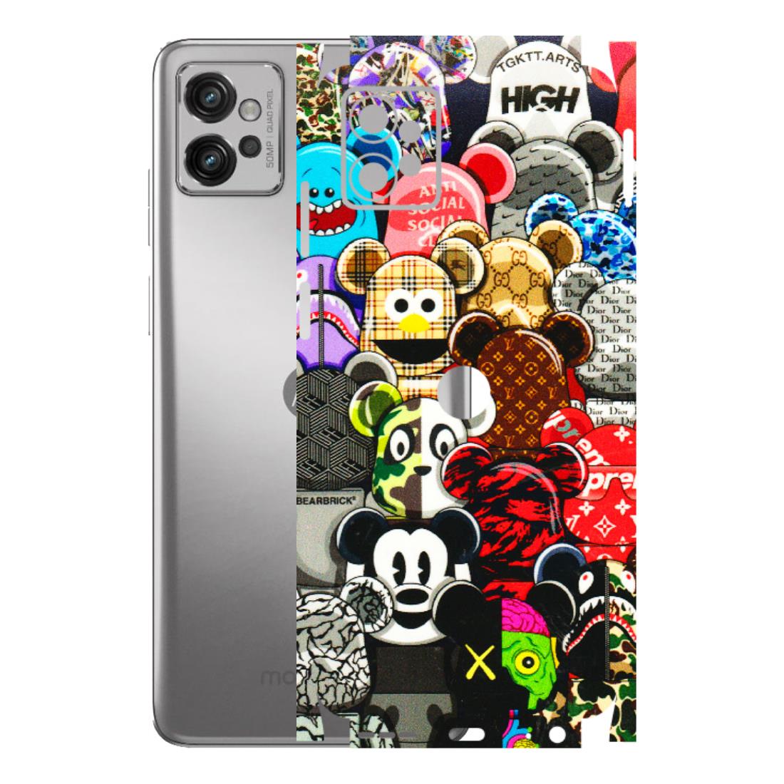 Motorola Phone Skins (All Models) - More Mickey Mouses - 3D Embossed Finish (L-118) Motorola Moto G32