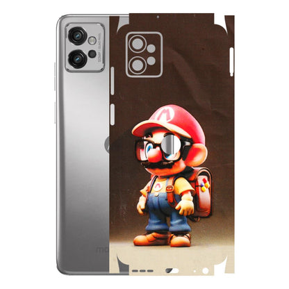 Motorola Phone Skins (All Models) - Little Mario - 3D Embossed Finish (L-119) Motorola Moto G32