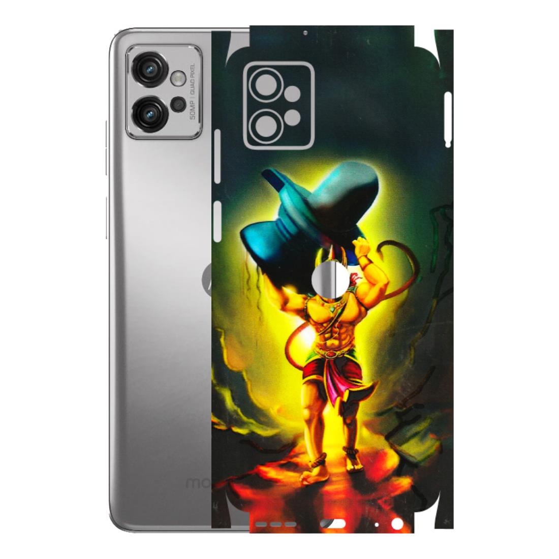 Motorola Phone Skins (All Models) - Hanuman Ji - 3D Embossed Finish (L-128) Motorola Moto G32