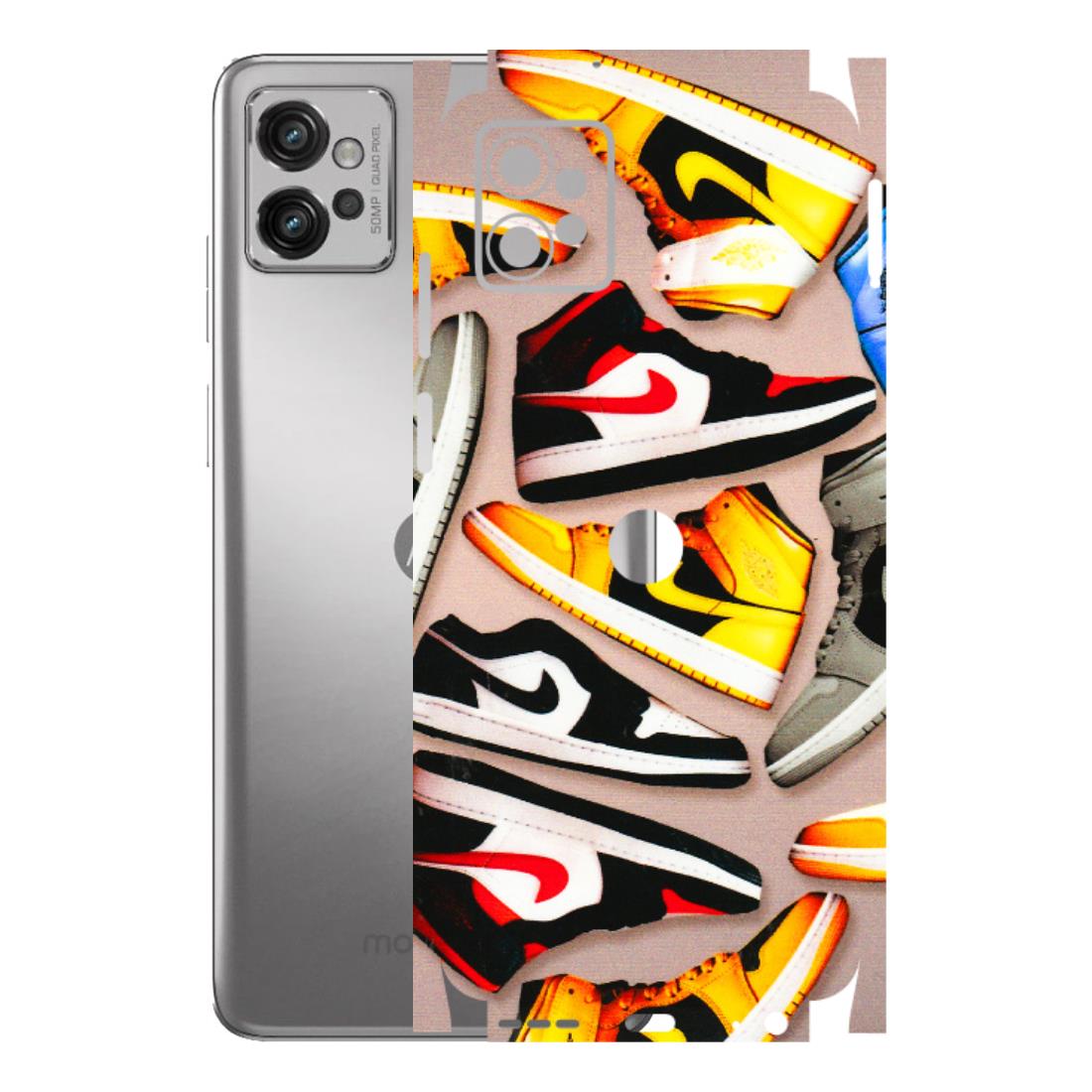 Motorola Phone Skins (All Models) - Sneaker Lover - 3D Embossed Finish (L-135) Motorola Moto G32