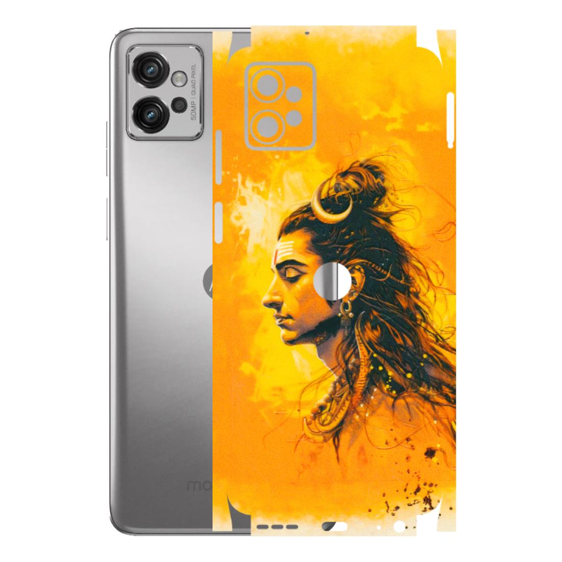 Motorola Phone Skins (All Models) - Shiv Shakti - 3D Embossed Finish (L-14) Motorola Moto G32