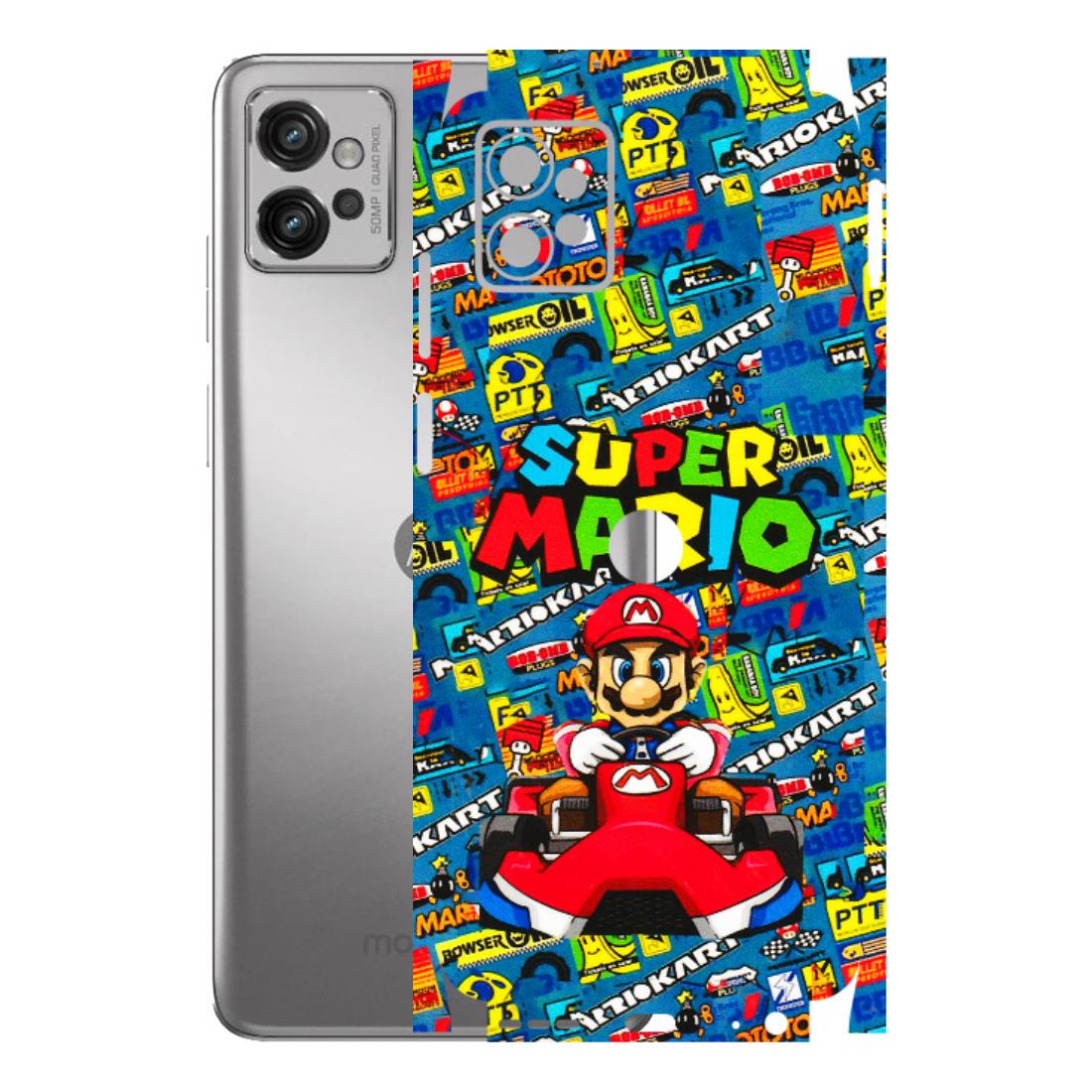 Motorola Phone Skins (All Models) - Super Mario Kart - 3D Embossed Finish (L-140) Motorola Moto G32