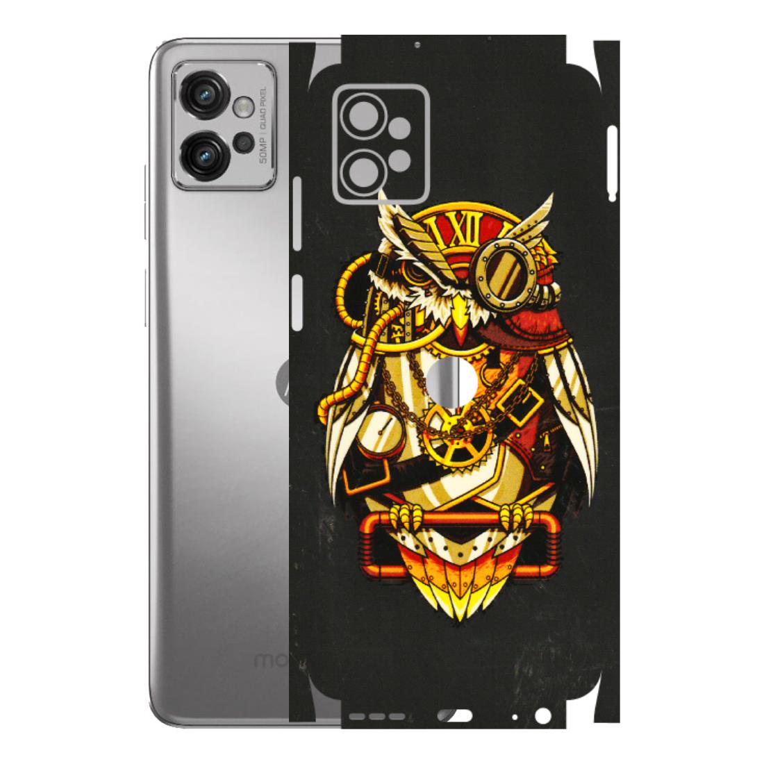 Motorola Phone Skins (All Models) - Classy Smart Owl - 3D Embossed Finish (L-144) Motorola Moto G32
