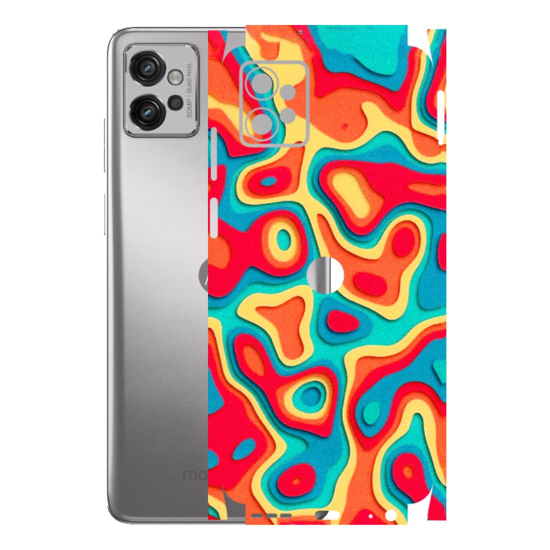 Motorola Phone Skins (All Models) - Abstract Swirl - 3D Embossed Finish (L-150) Motorola Moto G32