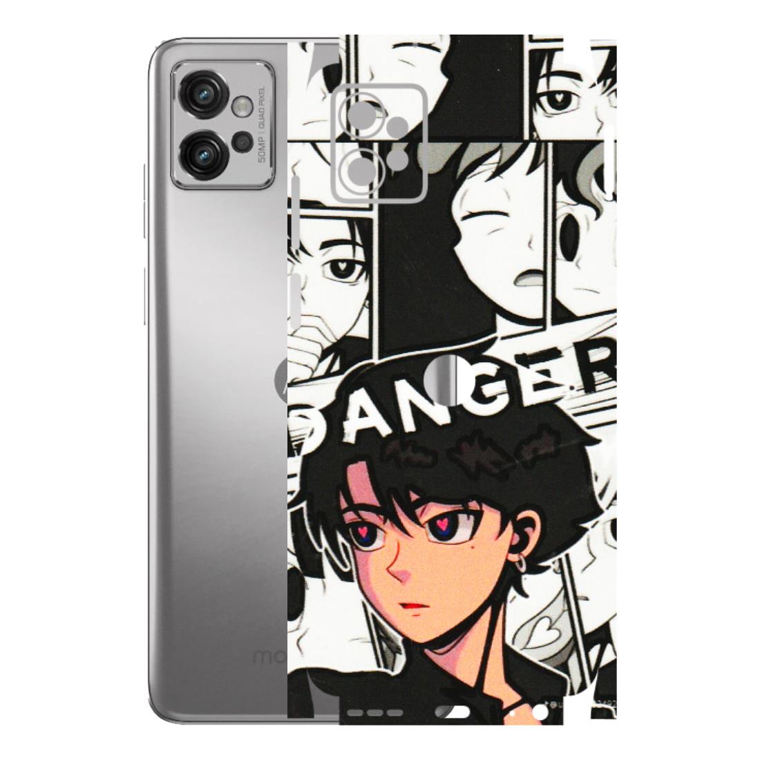 Motorola Phone Skins (All Models) - Danger Anime - 3D Embossed Finish (L-155) Motorola Moto G32