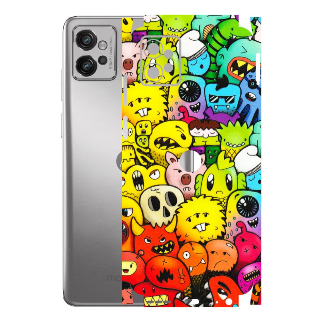Motorola Phone Skins (All Models) - Angry Funkies - 3D Embossed Finish (L-169) Motorola Moto G32