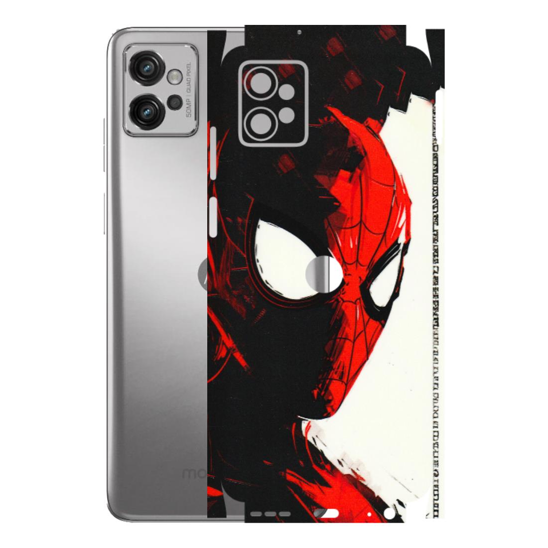 Motorola Phone Skins (All Models) - Spiderman Killer Face - 3D Embossed Finish (L-17) Motorola Moto G32