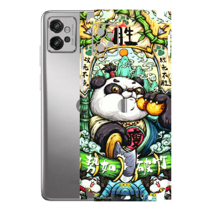 Motorola Phone Skins (All Models) - Royal Rich Panda - 3D Embossed Finish (L-170) Motorola Moto G32