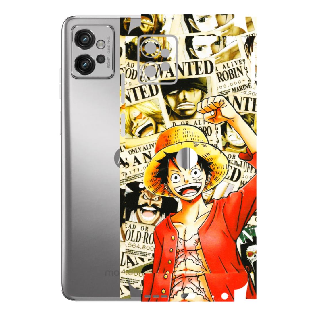 Motorola Phone Skins (All Models) - Luffy Anime - 3D Embossed Finish (L-177) Motorola Moto G32