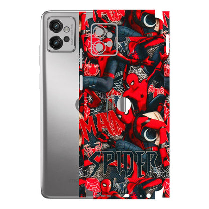 Motorola Phone Skins (All Models) - SpiderMan Cool - 3D Embossed Finish (L-188) Motorola Moto G32
