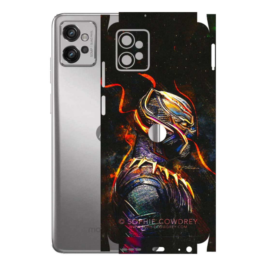 Motorola Phone Skins (All Models) - Black Panther - 3D Embossed Finish (L-190) Motorola Moto G32
