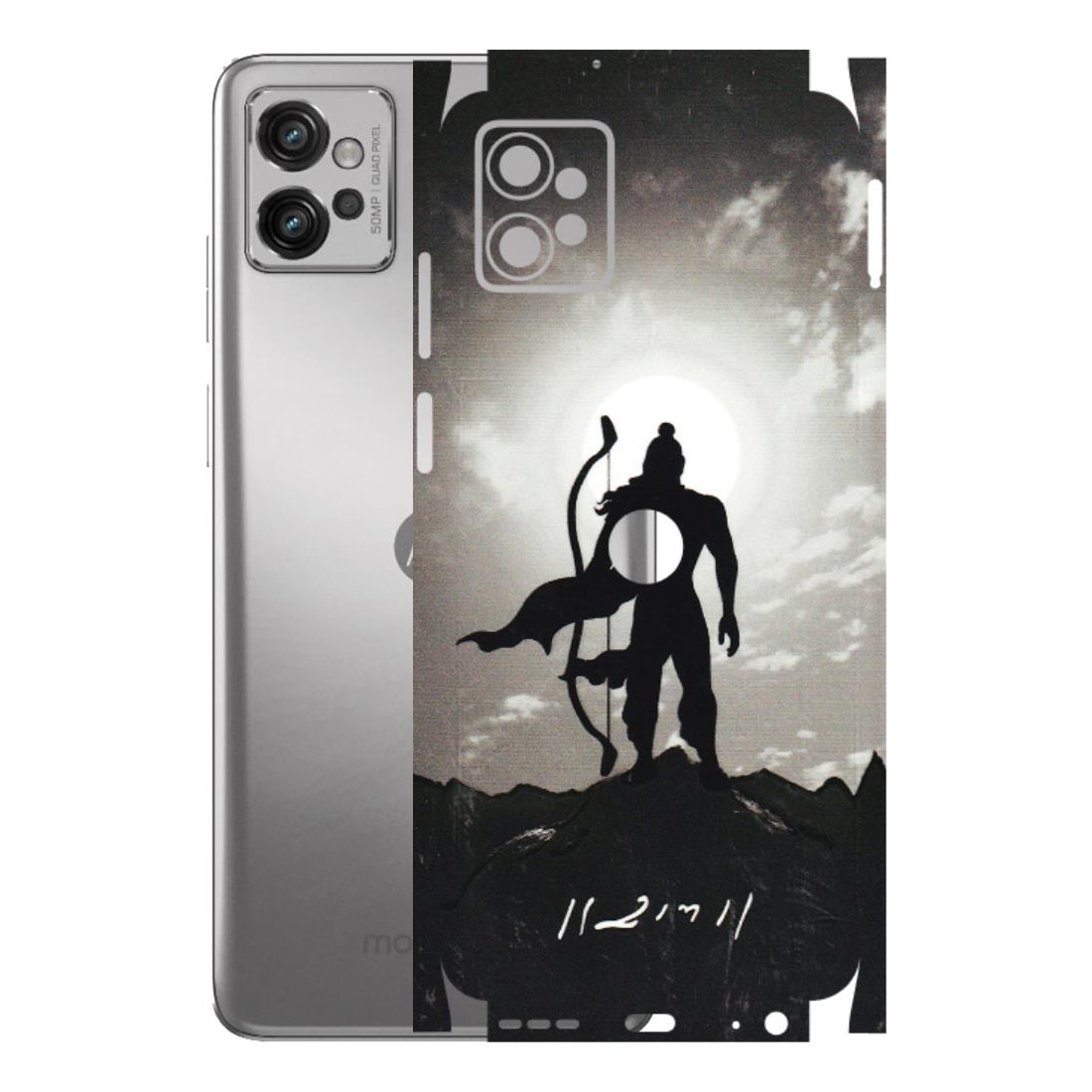 Motorola Phone Skins (All Models) - Jai Siya Ram - 3D Embossed Finish (L-200) Motorola Moto G32