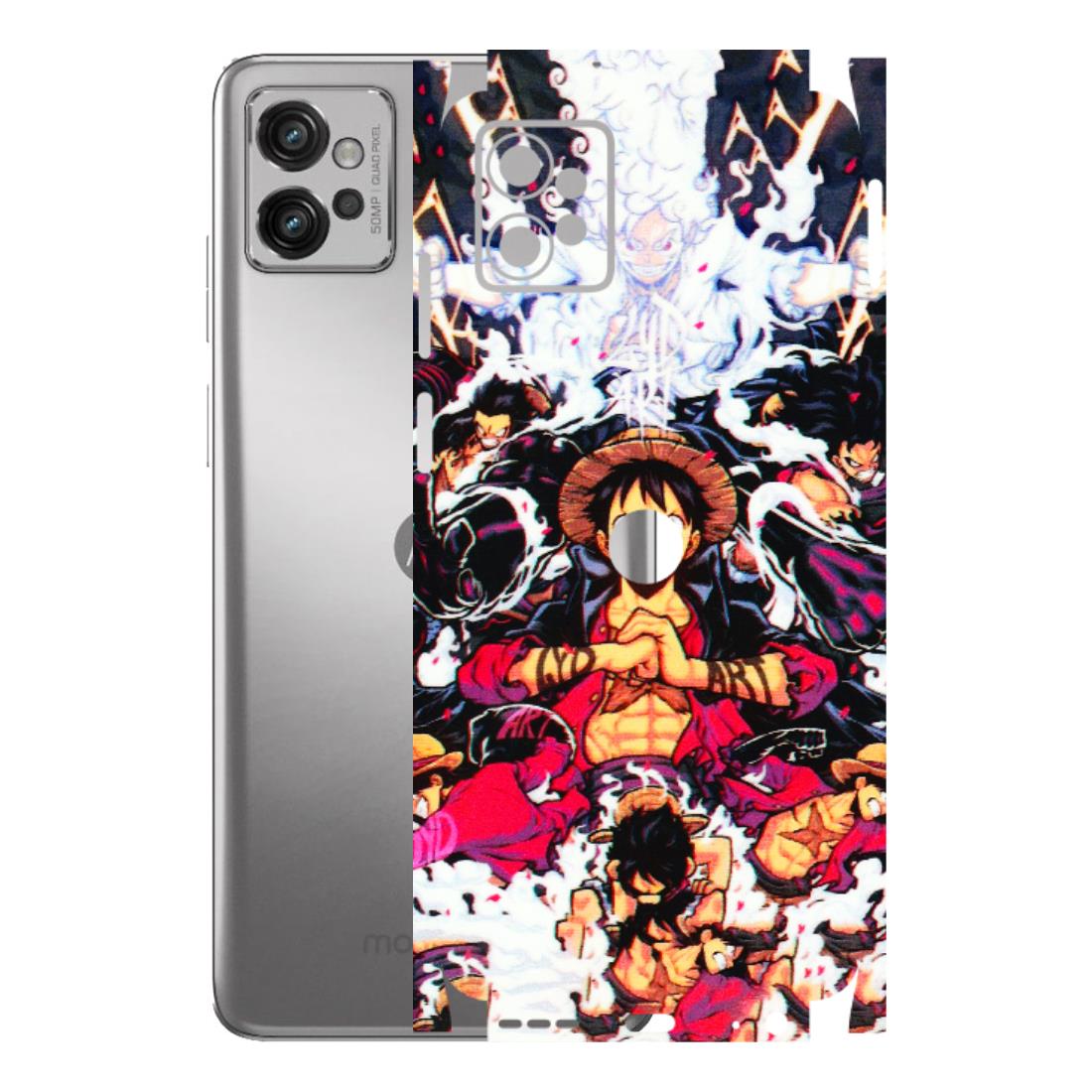 Motorola Phone Skins (All Models) - Luffy Anime Character - 3D Embossed Finish (L-203) Motorola Moto G32