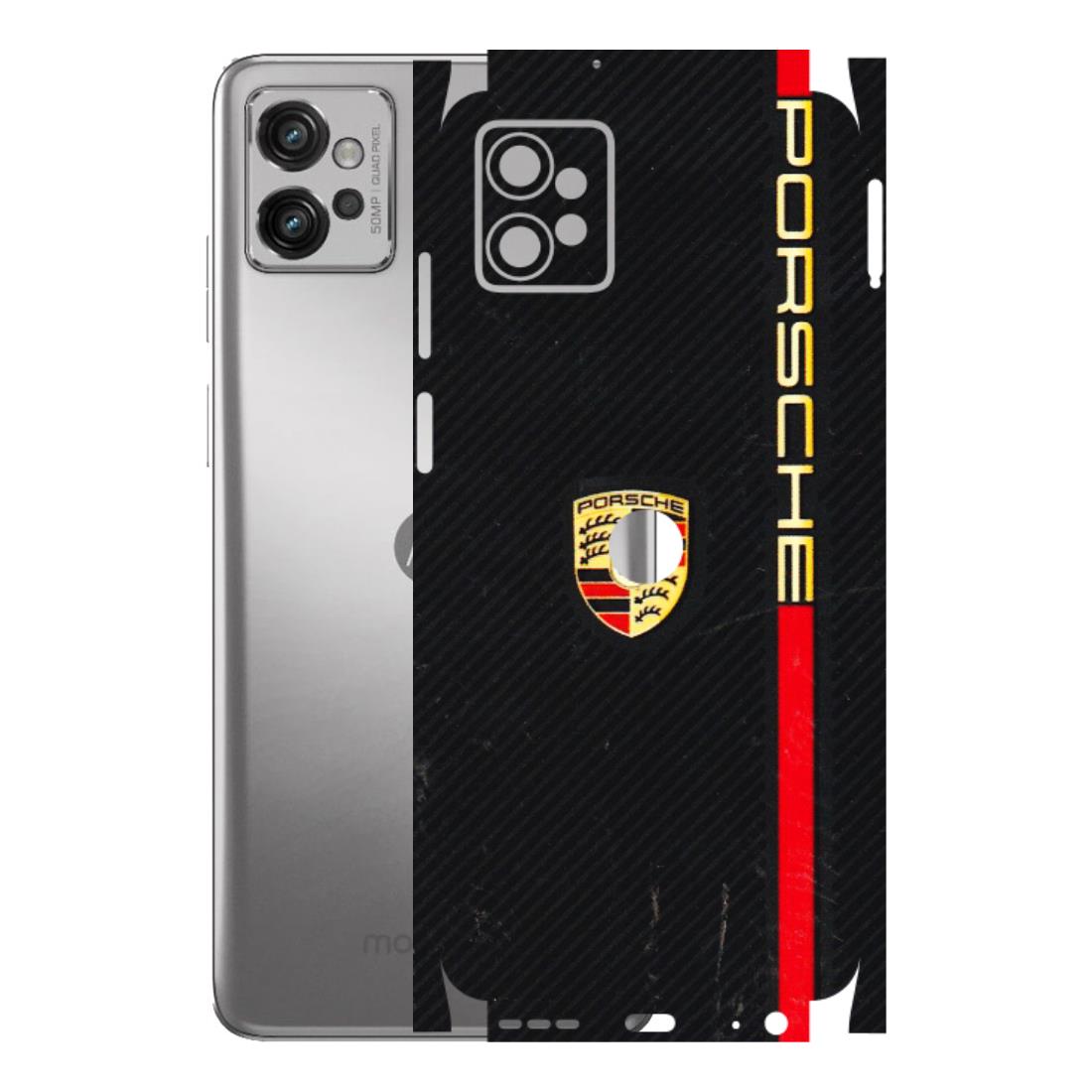 Motorola Phone Skins (All Models) - Premium Porsche - 3D Embossed Finish (L-225) Motorola Moto G32