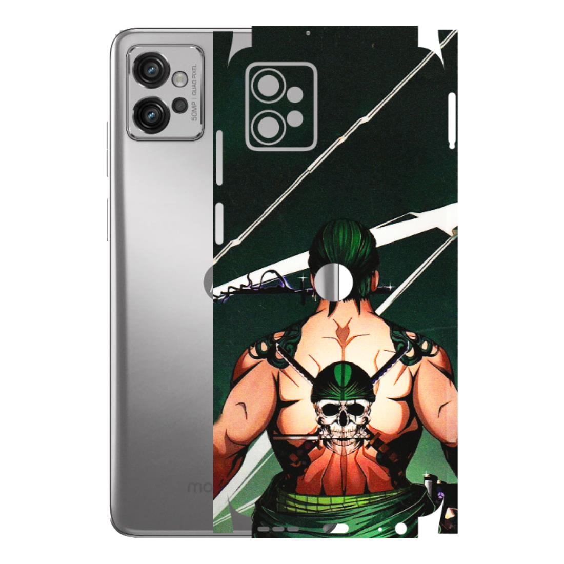 Motorola Phone Skins (All Models) - Zoro Anime - 3D Embossed Finish (L-23) Motorola Moto G32