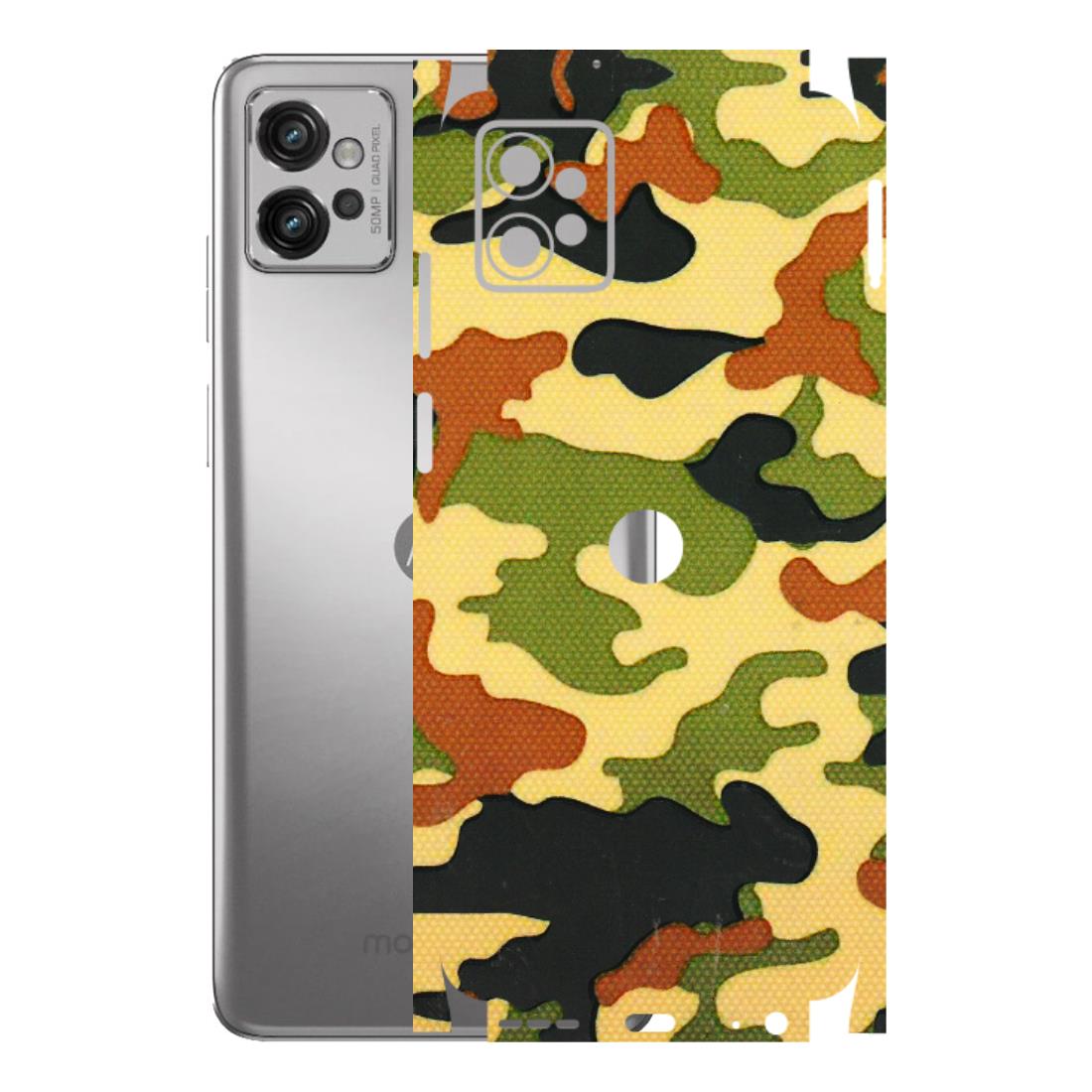 Motorola Phone Skins (All Models) - Indian Military - 3D Embossed Finish (L-234) Motorola Moto G32
