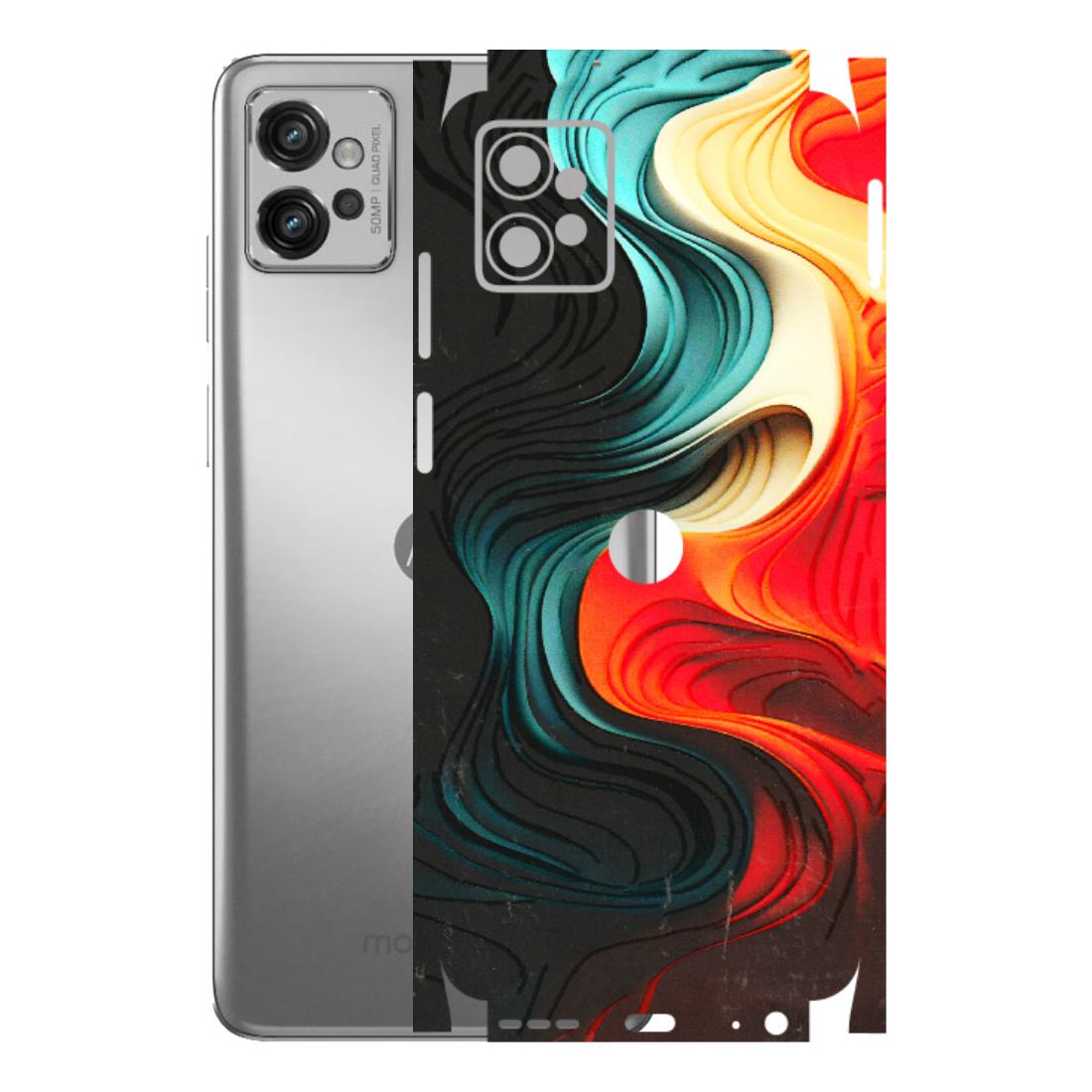 Motorola Phone Skins (All Models) - The Silky Swirl - 3D Embossed Finish (L-240) Motorola Moto G32