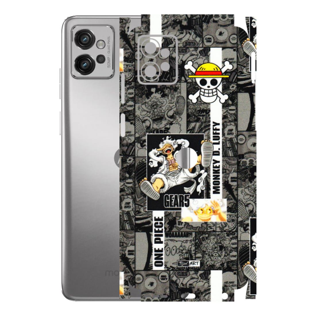 Motorola Phone Skins (All Models) - Cuffy Anime MonkeyCamic - 3D Embossed Finish (L-242) Motorola Moto G32