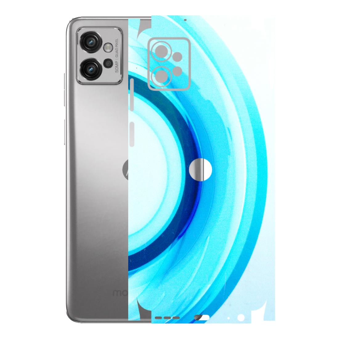 Motorola Phone Skins (All Models) - The Blue Curve - 3D Embossed Finish (L-244) Motorola Moto G32