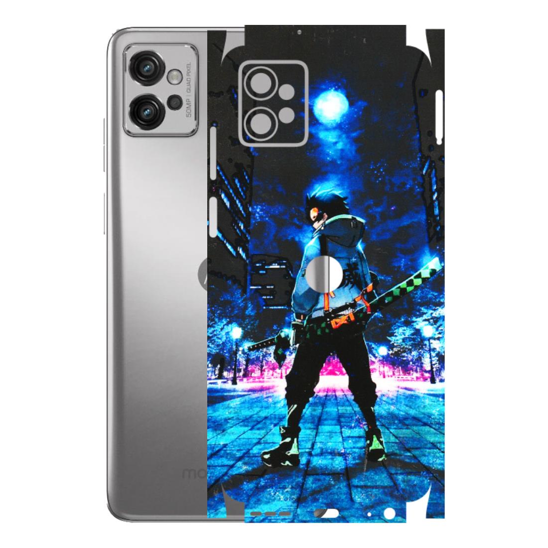 Motorola Phone Skins (All Models) - Demon Slayer Sword - 3D Embossed Finish (L-247) Motorola Moto G32