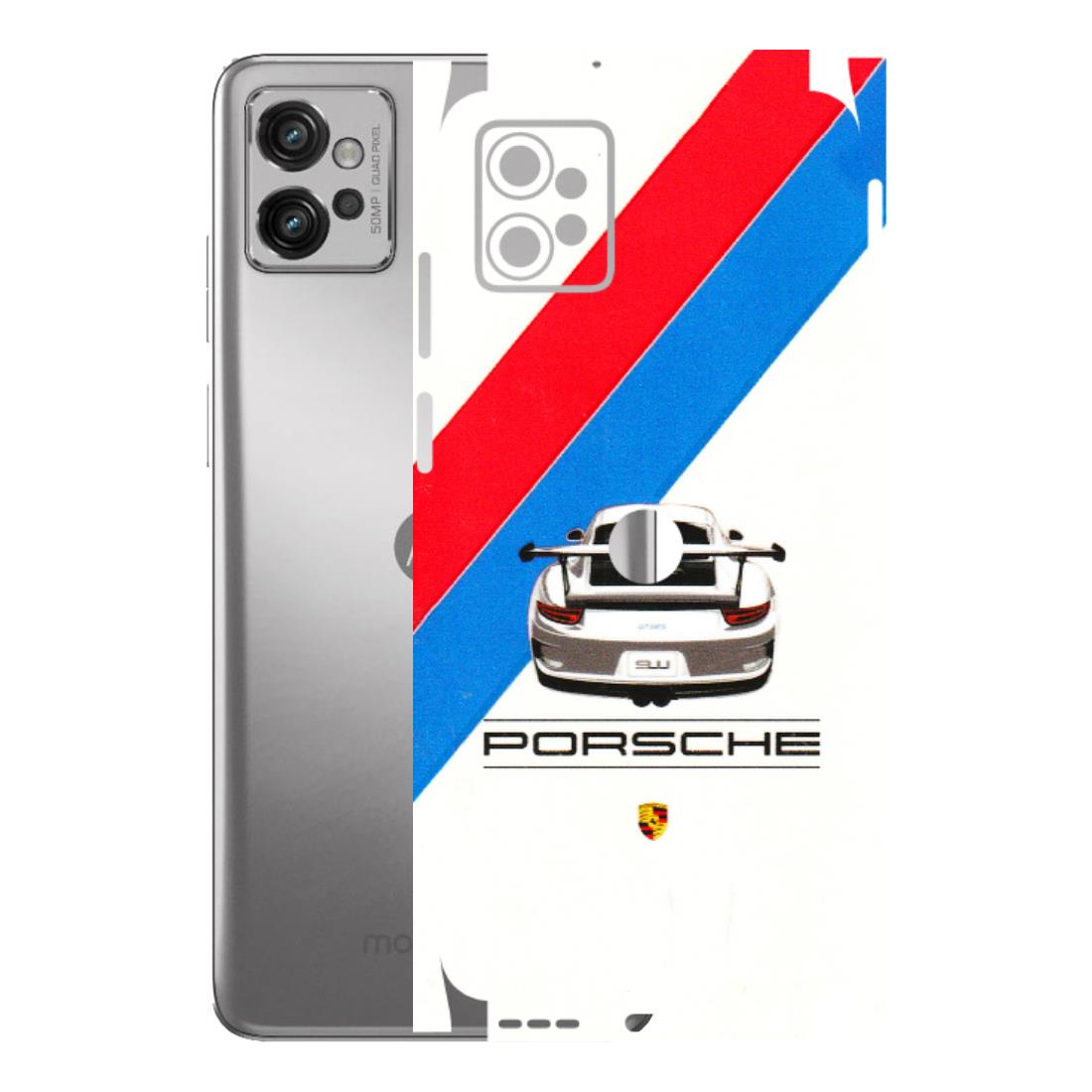 Motorola Phone Skins (All Models) - Porche Car Sober Logo - 3D Embossed Finish (L-248) Motorola Moto G32