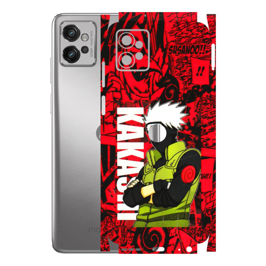 Motorola Phone Skins (All Models) - Kakashi Red Anime - 3D Embossed Finish (L-251) Motorola Moto G32