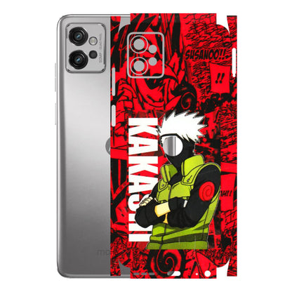 Motorola Phone Skins (All Models) - Kakashi Red Anime - 3D Embossed Finish (L-251) Motorola Moto G32