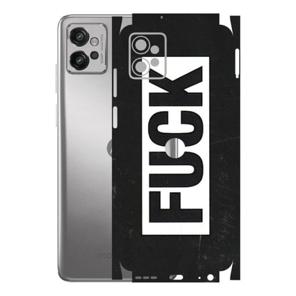 Motorola Phone Skins (All Models) - The F Word - 3D Embossed Finish (L-255) Motorola Moto G32