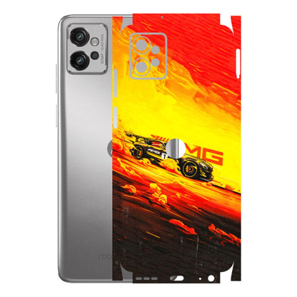 Motorola Phone Skins (All Models) - AMG Car Speed Cover - 3D Embossed Finish (L-256) Motorola Moto G32