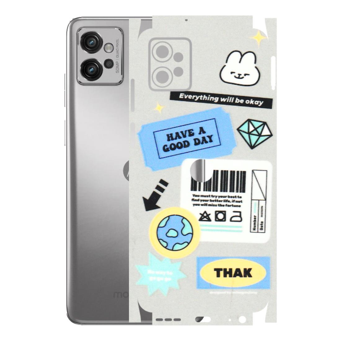 Motorola Phone Skins (All Models) - Will Be Okay Design - 3D Embossed Finish (L-316) Motorola Moto G32
