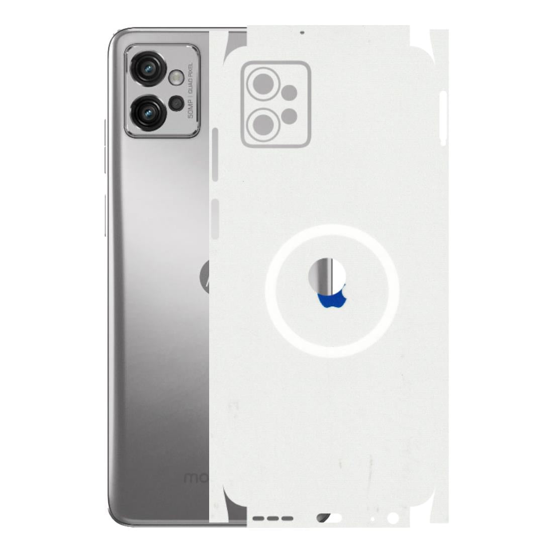 Motorola Phone Skins (All Models) - iPhone Magsafe Logo - 3D Embossed Finish (L-320) Motorola Moto G32