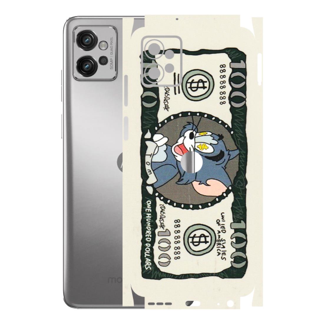 Motorola Phone Skins (All Models) - Tom Hundred Dollar - 3D Embossed Finish (L-324) Motorola Moto G32