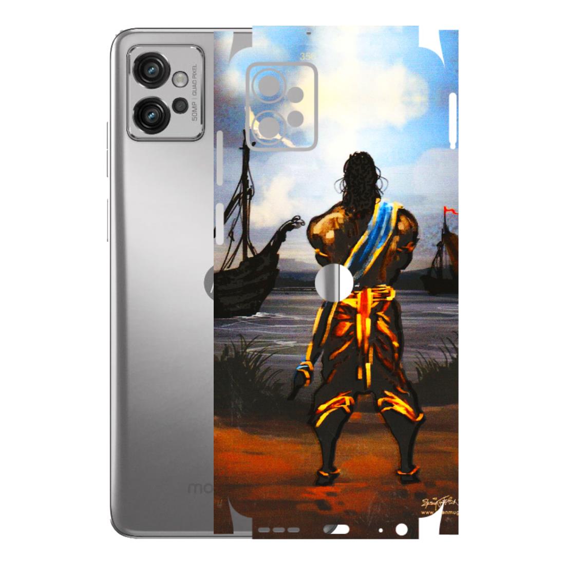 Motorola Phone Skins (All Models) - Heavenly God Figure - 3D Embossed Finish (L-34) Motorola Moto G32