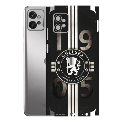 Motorola Phone Skins (All Models) - Chelsea Fan Club - 3D Embossed Finish (L-36) Motorola Moto G32
